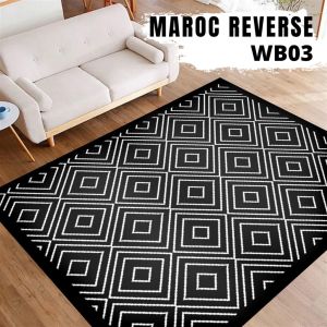 KARPET MAROC 100 X 150 WB03 FULL BLACK
