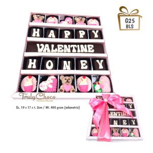 TrulyChoco hadiah coklat valentine cantik untuk kado valday pacar sahabat gebetan kekasih suami istri atau pasangan