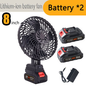 Portable fan 8inch fan Lithium battery fan rechargeable electric fan mini fan handheld fan battery fan desk fan mini fan suitable for home and outdoor use