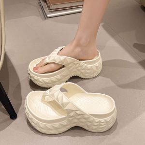 [Free Shipping] Womens 2025 Height-Increasing Diamond-Shaped Non-Slip Beach High-Heel Sandals Breathable and Lightweight Ultra High Heel