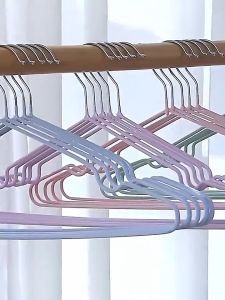 Combo 10 Móc treo quần áo bằng kim loại chống trượt