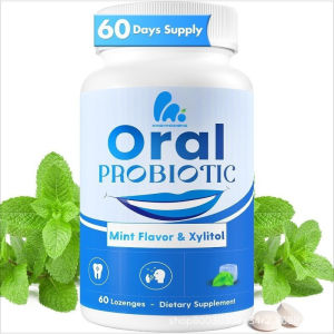Daily Dental Maintenance Oral Probiotic Mint Formula Prevent Plaque Build-Up Support Healthy Enamel Fresh Cool Mint Taste Simple Chewable Tablets For Whole Family Routine Mouth Care