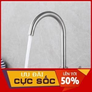 Hàng hót Giá siêu rẻ Vòi rửa chén nóng lạnh inox 304kiểu dáng tròn xoay 360 độ vòi nóng lạnh bồn rửa chén KENISI