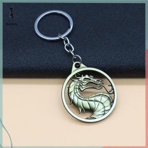 🔥ส่วนลด 10 บาท สำหรับการซื้อ 1 ชิ้น🔥ราคาถูก พวงกุญแจแฟชั่นสไตล์วินเทจสำหรับผู้ชาย พวงกุญแจโลหะผสมรูปสลักลายมังกร