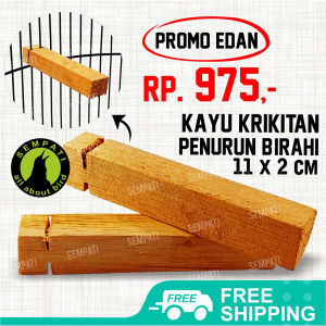 SEMPATI Mainan Burung Lovebird Kayu Gigitan Kayu Krikitan Penurun Birahi Burung Parkit Parrot Paruh Bengkok Nuri Kakaktua Falk