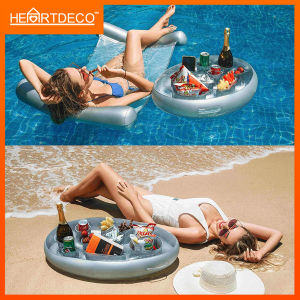 Inflatable Spa Bar Floating Hot Tub Accessory Tray Holder，Inflatable Pool Floating Drink Holder   For Drink & Snacks