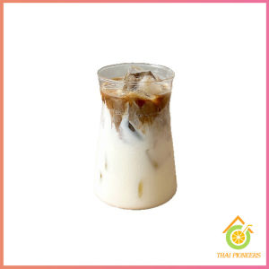 Thai Pioneers แก้วกาแฟโปร่งใส แก้วชา วัสดุกระจกทนความร้อน เหมาะสำหรับร้านกาแฟ 380ml Glass cup
