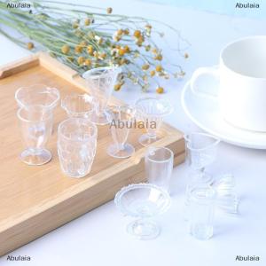 [COD] Abulaia 12pcs/set Mini Ice Cream Sundae Cup Container DIY Clay Modeling Plastic Cup Toys