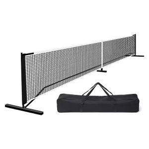 [SG stock Fast Shipping]Pickleball Nets Portable Outdoor 22 FT Pickleball Net USAPA Regulation Size Pickle Ball Game Net System with Carrying Bag for Driveway Backyards G7O0