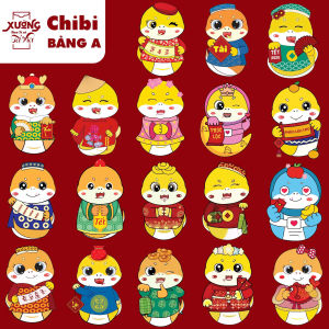 [SỈ] Combo 500 cái Lì Xì Chibi - Lì xì Tết ẤT TỴ 2025 Chipi BÉ NA RẮN Dễ Thương Phản Quang Lấp Lánh Giá Sỉ