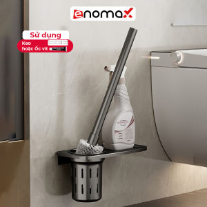 Cọ nhà vệ sinh Enomax dán tường cọ chà toilet chà bồn cầu nhà tắm nhôm hàng không cao cấp chống gỉ ( Eno - 0128 )