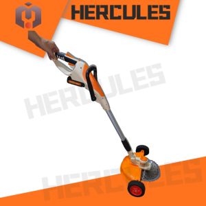 STIHL Ultra High Power 68V Portable Compact Lawn Mower with Training Wheels Smart Battery Status Indicator and Safety Switch with 2 Batteries