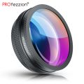PROfezzion 18mm Wide Angle Lens for Sony ZV-1 ZV1 ZV-E10 ZV-1F A6000 A6400 RX100 VII VI V Canon G7X II III,10X HD Macro 2-in-1 Additional Lens for Canon Camera, with Thread & Adhesive Adapter Ring. 
