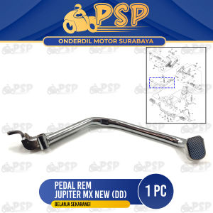 Pedal Rem Jupiter MX New (Cakram) - Pijakan Injakan Rim Brake Bawah Belakang Yamaha MX New 135