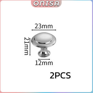 Onisa 2pcs/set Stainless Steel Kitchen Cabinet Handle Single Hole Wardrobe Door Handles Drawer Knobs