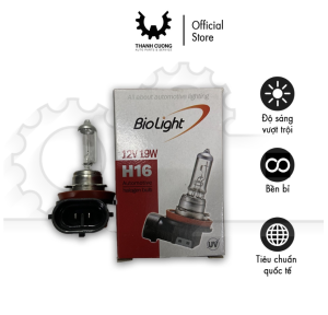 Bóng đèn H16 12V Bóng đèn Halogen Biolight Hàn Quốc giúp tài xế quan sát tốt khi lái xe - DD0000015