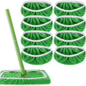 1pc Mop Replacement Cloth Microfiber Flat Floor Mop Cloth Reusable Mop Replacement Cleaning Mop Head Cloth Cleaning Supplies