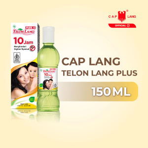 Cap Lang TELON LANG PLUS 150 ML - Minyak Telon Lang 10 Jam Menghindari Gigitan Nyamuk
