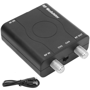 ตัวแปลงโคแอกเซียลโมเด็ม RF พร้อมการควบคุม PLL เหมาะสำหรับเอาต์พุต NTSC 1080P และระบบความบันเทิงในบ้านความถี่ VHF