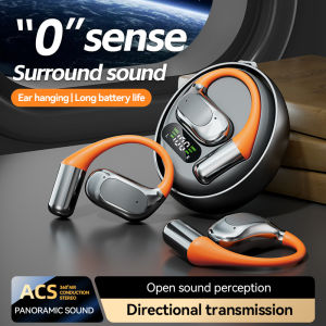 Wirless Earphones AI Translation Hanging Ear Rotatable Bluetooth 5.4 Headset OWS Open Wireless Headset for Music Mobile Tablet