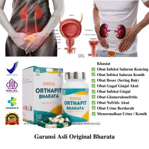 OBAT Infeksi Saluran Kencing ISK Ampuh ORTHAFIT BHARATA Obat Infeksi Ginjal Gagal Ginjal Original