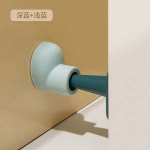 Anti-collision door stop creative silicone door suction no punching toilet top door door touch new silent toilet door stopper