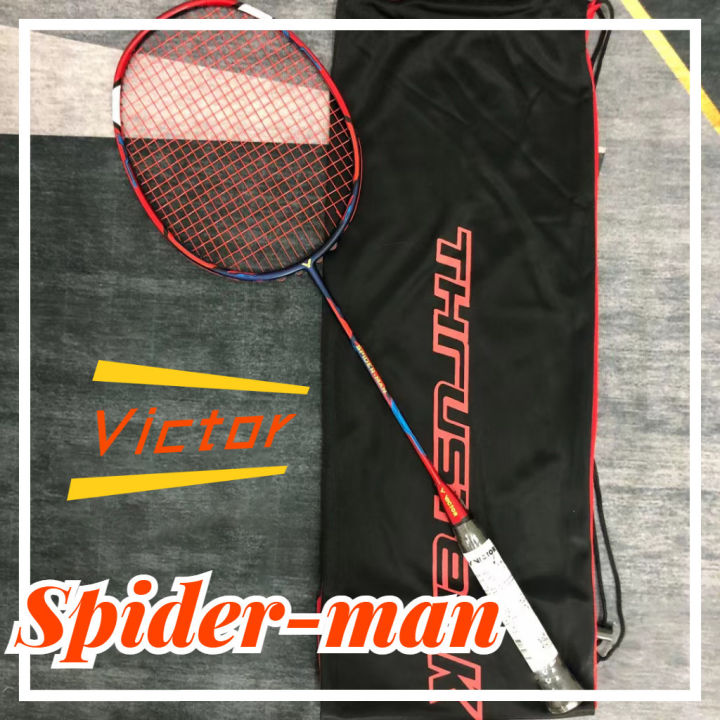 VICTOR Spider Man バドミントンラケット 美品 Victor - VICTOR Spider Man バドミントンラケットの通販 by