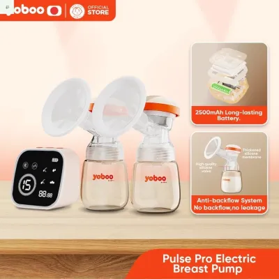 Yoboo Double Electric Pump Breast - Comfortable Pumping | 300ML Feeding Baby Bottle | Easy Operation**