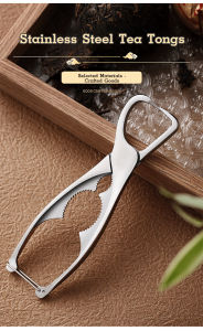 Multipurpose tea opener stainless steel tea knife walnut clip