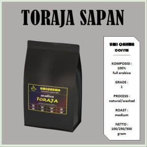 Kopi TORAJA Arabica 100/250/500 Gram Kopi Murni UMI QAHWA