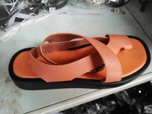 [Free Shipping] WomenS Sandals 2023 New Style Plus Size Polyurethane Thick-Soled Casual Roman-Style Open-Toe With Ankle Straps