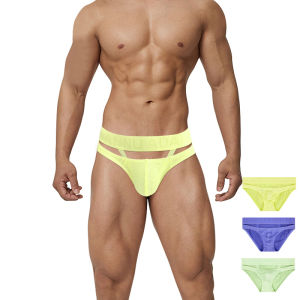 CMENIN ADANNU 3Pcs Ins Style Cotton Jockstrap Underwear Man Brief Low Waist Slip Mens Panties Briefs Men Underpants Under Wear AD752