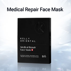Kelly Oriental Medical Repair Face Mask | Black & White Dual Mask | Post-Treatment Recovery · Hydration · Pore Cleanse · Sensitive Skin Safe | Singapore Clinic-Grade Skincare