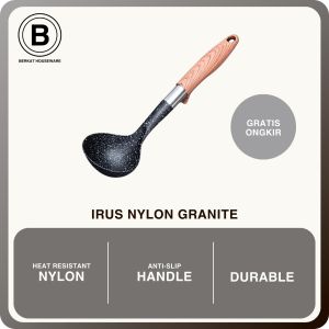 Irus Nylon Motif Granit|Nylon Soup Ladle WF4