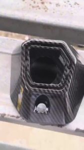 HONDA NEW ADV 160 MUFFLER TIP COVER CARBON / FORGED CARBON EXHAUST TIP COVER FOR ADV 160