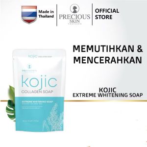 Precious Skin Thailand Kojic Extreme Whitening Collagen Soap / Sabun Colagen / Soap/ Sabun / Pemutih Badan 60