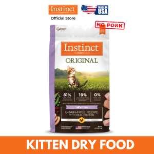 Instinct® Original Kitten Grain-Free Recipe with Real Chicken Dry Cat Food