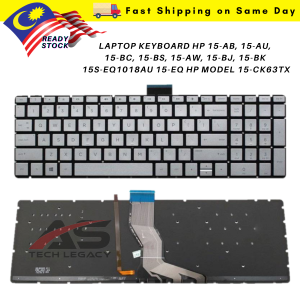 Laptop Keyboard HP PAVILION MODEL 15-ck63TX  WITH BACKLIT HP 15-AB 15-AU 15-BC 15-BS 15-AW 15-BJ 15-BK 15S-EQ1018AU 15-EQ
