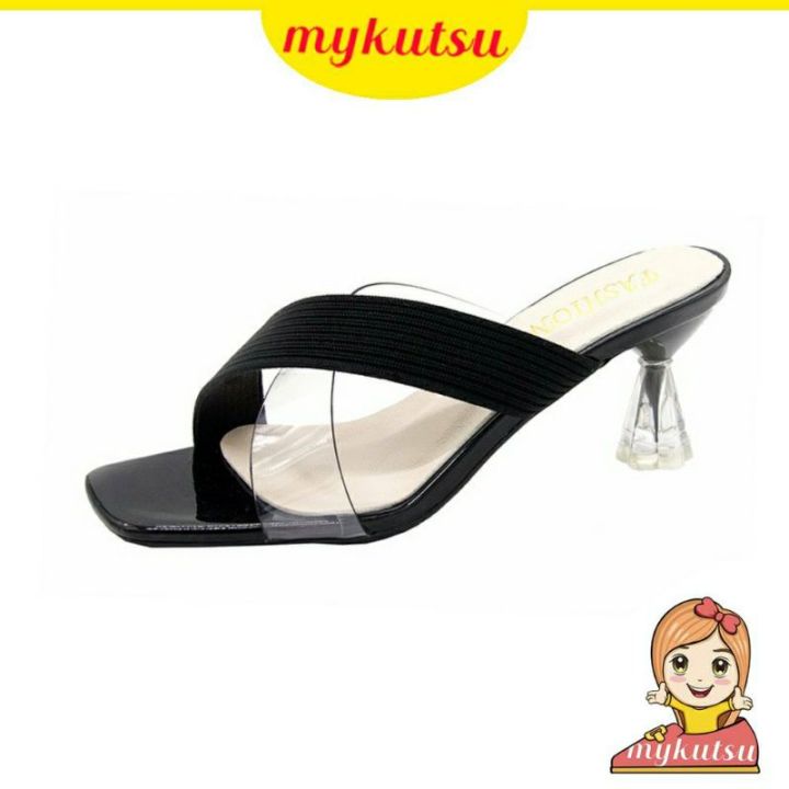 MYKUTSU Chandler Women Midi Heels (Plus Size 34-45) Lazada