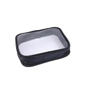 Portable TPU Cosmetic Bag - Waterproof Toiletry Bag - Portable Toiletry Bag - Travel Organizer Pouch - Transparent Makeup Brush Storage Case