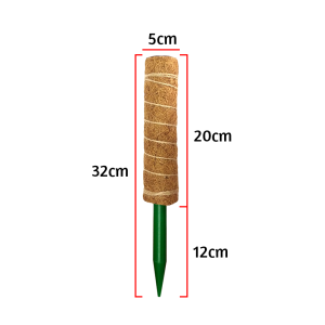 Stackable PVC Cocopole Coco pole Plant Trellis Plant Support High Quality pole