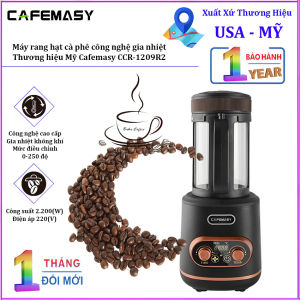 Máy rang hạt cà phê công nghệ gia nhiệt không khí. Thương hiệu Mỹ Cafemasy cao cấp CCR-1209R2