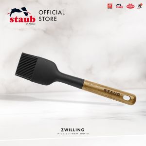 STAUB Silicone Utensils with Acacia Wood Handle