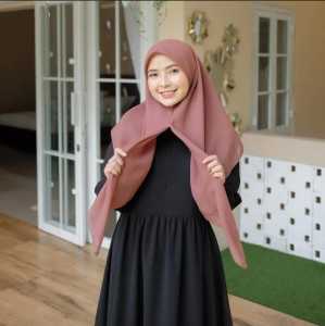 HIJAB INSTAN BELLA ZIPPER l KERUDUNG SEGITIGA INSTAN BELLA SQUARE