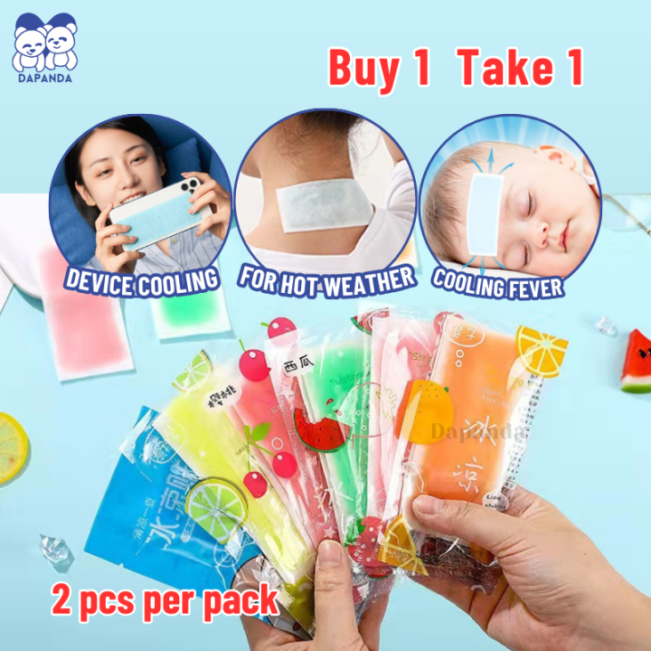 DAPANDA Buy1 Take1 Cooling Gel Patch Summer Adults & Kids Ice Cooling ...