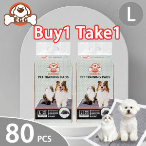【Buy1 Take1】EGG Dog Training Pad Pet  LEASK PROOF/ACTIVATED CARBON Potty Wee Pee Poop Training Pads