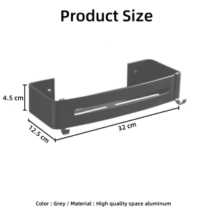 【Woody】Rak Bilik Air Toilet rack Towel Rack Bathroom Storage Hardware Rack Folding Roll Paper holder Toilet Brush Soap Rack