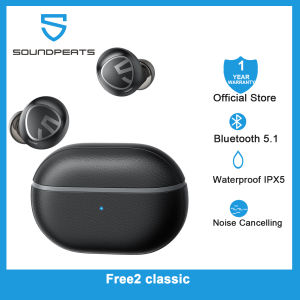 SOUNDPEATS Tai Nghe Không Dây 40H SOUNDPEATS Free2 Classic Bluetooth V5.1 Single Mic 8H IPX5 Type-C Touch Playtime