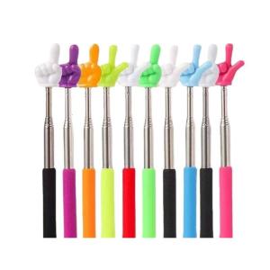10pcs telescoping giáo viên con trỏ nối dài tay con trỏ ngón tay có thể thu vào con trỏ thuyết trình dính cho bảng trắng