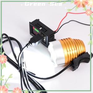 Green sea lazlook Car12V Battery Voltage And Power Display Meter Digital Car Battery Voltmeter LED Battery Charge Level Indicator Lead-acidLithium